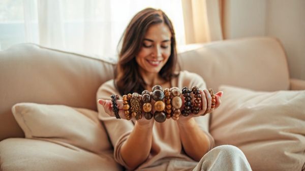 7 bracelets en pierre marron pour réduire votre stress